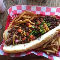 Chili cheese dog.  at Fat Boy's Roadside Eats in Ooltewah
