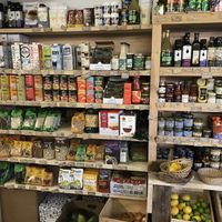 Some of the stores other goods at Lalibela's in Borth