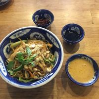 Vermicelli tofu noodles at Madam Thu in Hue