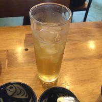 Complimentary green tea at Madam Thu in Hue