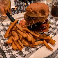 Vegan Burger  at The Club Hotel in Bundaberg