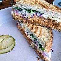 Jackfruit sandwich   at Dede's in Lisbon