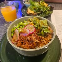 Jackfruit poke at Dede's in Lisbon