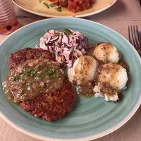 Filete salsa gravy  at Dorothy's Veggie Bistro in La Cueva
