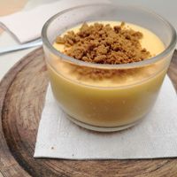 Natillas at Dorothy's Veggie Bistro in La Cueva