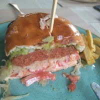 Hamburguesa Dorothy's at Dorothy's Veggie Bistro in La Cueva