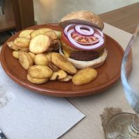 Beyond burger at Dorothy's Veggie Bistro in La Cueva