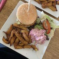 Sweet potato black bean burger   at The Coore Arms in Northallerton