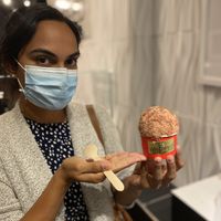 Strawberry shortcake is BOMB at Whipped Urban Dessert Lab in New York City