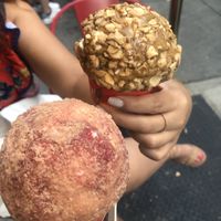 Comically tiny cups  at Whipped Urban Dessert Lab in New York City