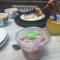 Vegan chia pudding at Einstein Kaffee in Berlin
