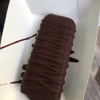 Raspberry - lime Ice Pop dipped in dark chocolate at Anjuna Ice Pops - Pozsonyi Ut in Budapest