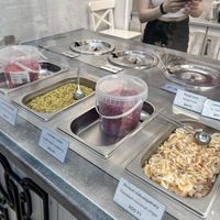 toppings  at Anjuna Ice Pops - Pozsonyi Ut in Budapest