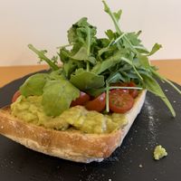 BRUNCH: tostada de guacamole   at Lolín Cafe in Badalona