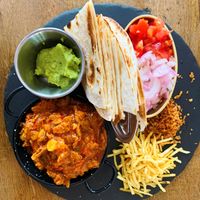 Fajitas veganas  at Lolín Cafe in Badalona