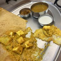 Insides of said dosa  at Dosa Paragon Pure Vegetarian in Victoria