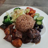 Vegan meal - D5 at Jisu Vegetarian in New York City