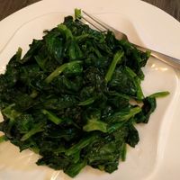 Sautéed Pea Sprouts at Jisu Vegetarian in New York City