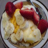 Amazing desert at Gratitude Cafe in Kelowna