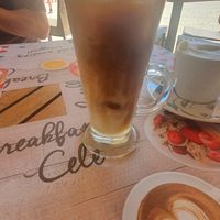 Iced coffee with soya milk at Cele Gourmet & Lounge in Dubrovnik
