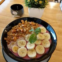 Special smoothie bowl at CV Cafe in Kampot