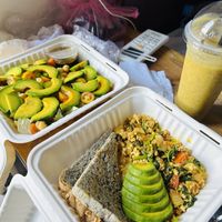 Delivery nham24 app  at CV Cafe in Kampot