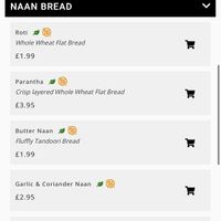 Vegan naans!  at Ganges in Barnstaple