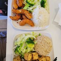 Cha Cha and Lemongrass Tofu at Loving Hut - North Park in San Diego