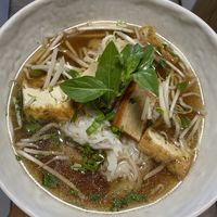 Blissful Pho assembled 😊  at Loving Hut - North Park in San Diego