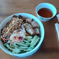 Impossible BBQ noodles at Loving Hut - North Park in San Diego