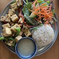 Lemongrass tofu   at Loving Hut - North Park in San Diego