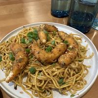 Cha cha garlic noodles  at Loving Hut - North Park in San Diego