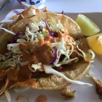 These Taco's (3) had the flavor of shrimp tacos and as good as any Marisco around  at Loving Hut - North Park in San Diego