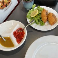 Samosa vegetal  at Sabor a India in Mallorca