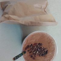 Vegan smoothie  at Raw & Co in Eumundi
