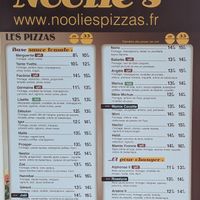 Menu (July 2025) at Noolie's in Vieux-boucau-les-bains