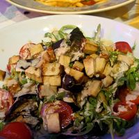 Tempeh salad 🥗 at Maslina in Rijeka