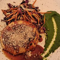 Celery steak at Maslina in Rijeka