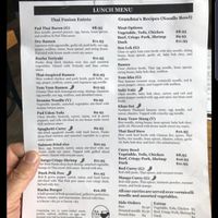 Lunch Menu at Ra Cha Noodle Bar in Damariscotta