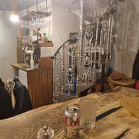 Nice furniture and decor at Cheese & Tomatin in Inverness