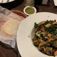 comes with salsa verde + cauliflower, steel cut tortillas  at Brigantine Bistro in Brigantine