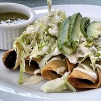 refried bean taquitos   at Brigantine Bistro in Brigantine