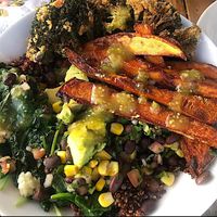 quinoa sweet potato & roasted veg bowl  at Brigantine Bistro in Brigantine