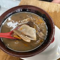 wonton soup at Peacefood Cafe - Uptown in New York City