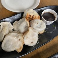 shanghai dumplings  at Peacefood Cafe - Uptown in New York City