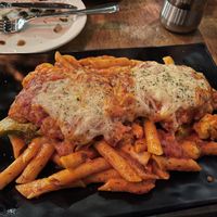 so cheesy and delicious  at Peacefood Cafe - Uptown in New York City