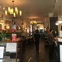 Inside venue at Peacefood Cafe - Uptown in New York City