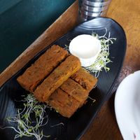 Chickpea 🍟 (you need to try them) at Peacefood Cafe - Uptown in New York City