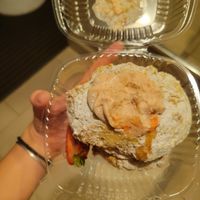 Strawberry shortcake at Peacefood Cafe - Uptown in New York City