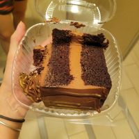 Chocolate ganache cake at Peacefood Cafe - Uptown in New York City